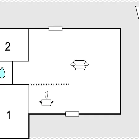 Two-bedroom In Holiday home